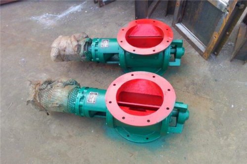 400星型卸料器卸料情況